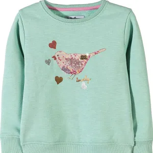 5.10.15 Lovely Aqua Bird Sweatshirt 862