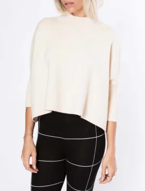 Aja One Size Sweater in Ecru