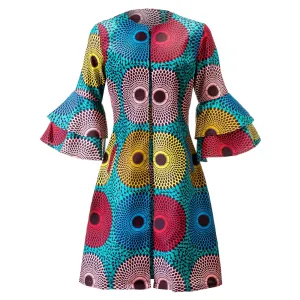 Ankara Kimono Half Sleeve