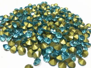 Aqua Blue Octagonal Zircon Stones