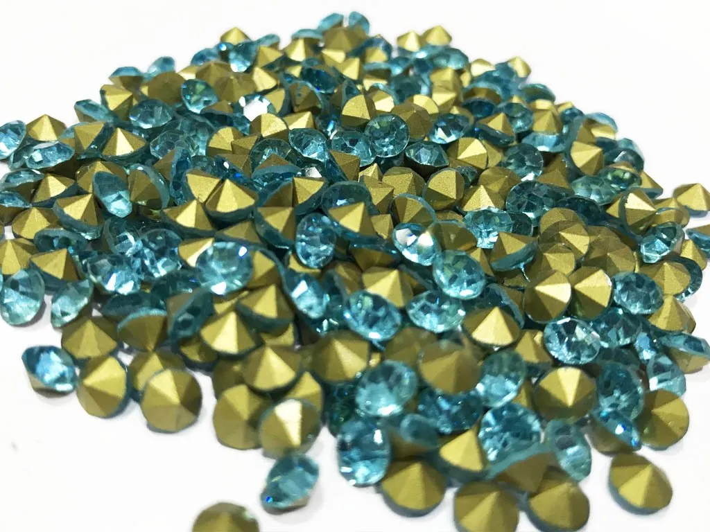 Aqua Blue Octagonal Zircon Stones