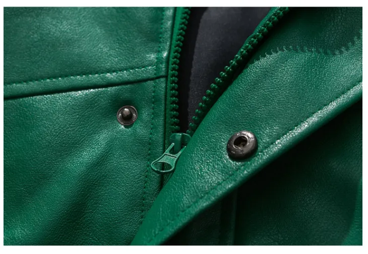 AYWSTER STIWAUPS FAUX LEATHER HIGH NECK JACKET