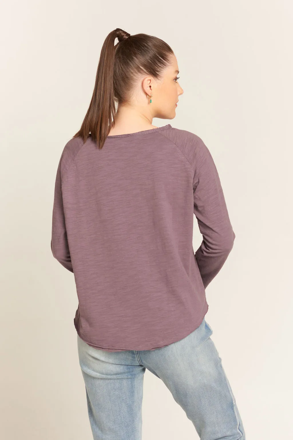 Basic Cotton Tee Charcoal