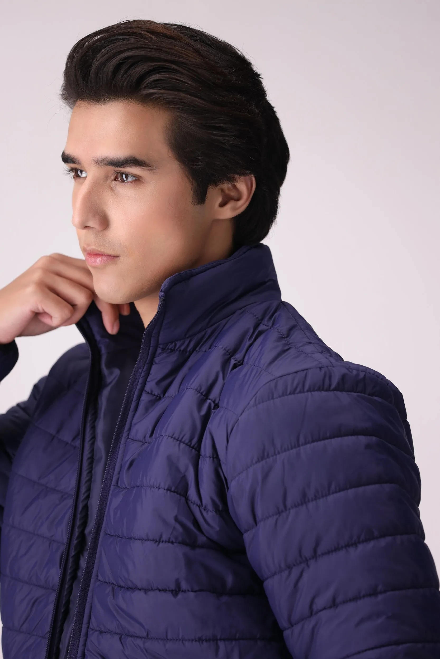 BASIC QUILTED PUFFER JACKET