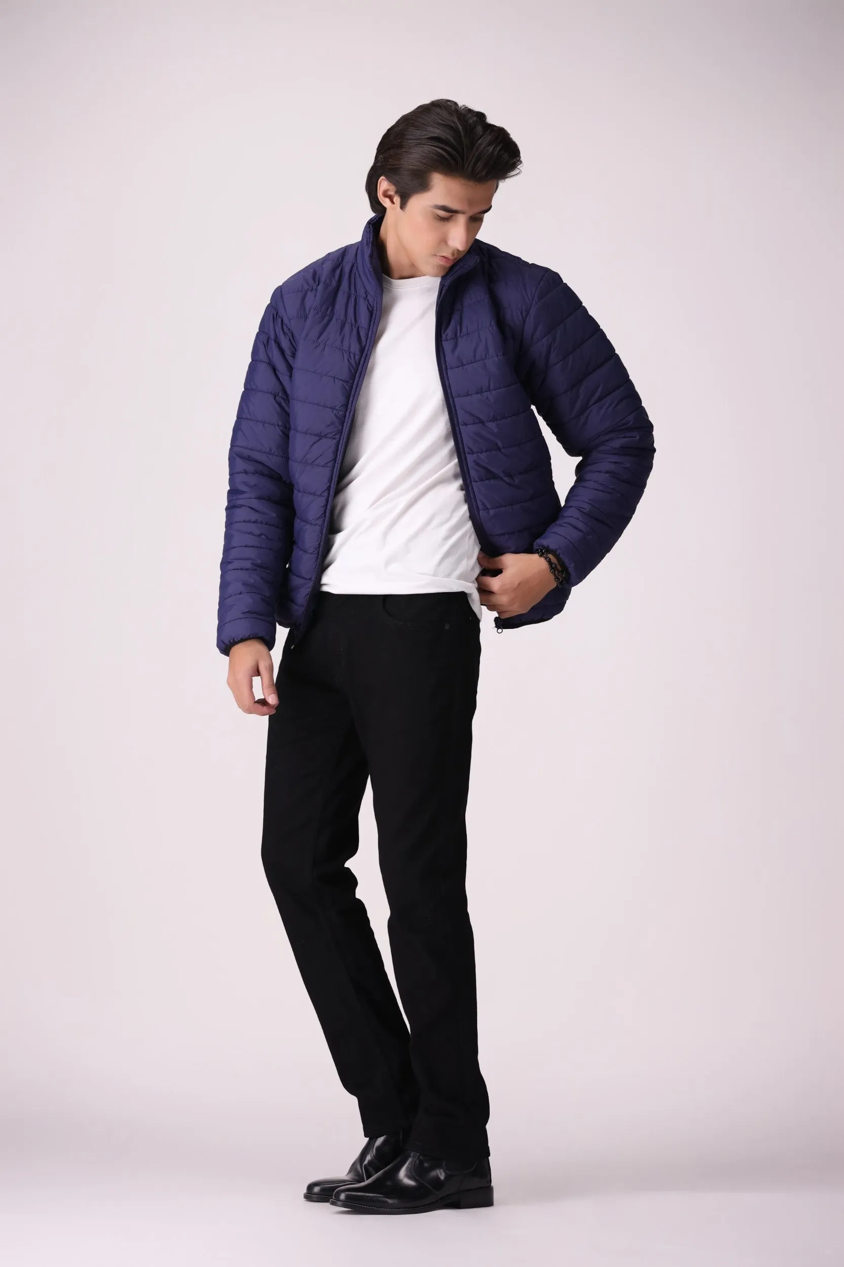 BASIC QUILTED PUFFER JACKET