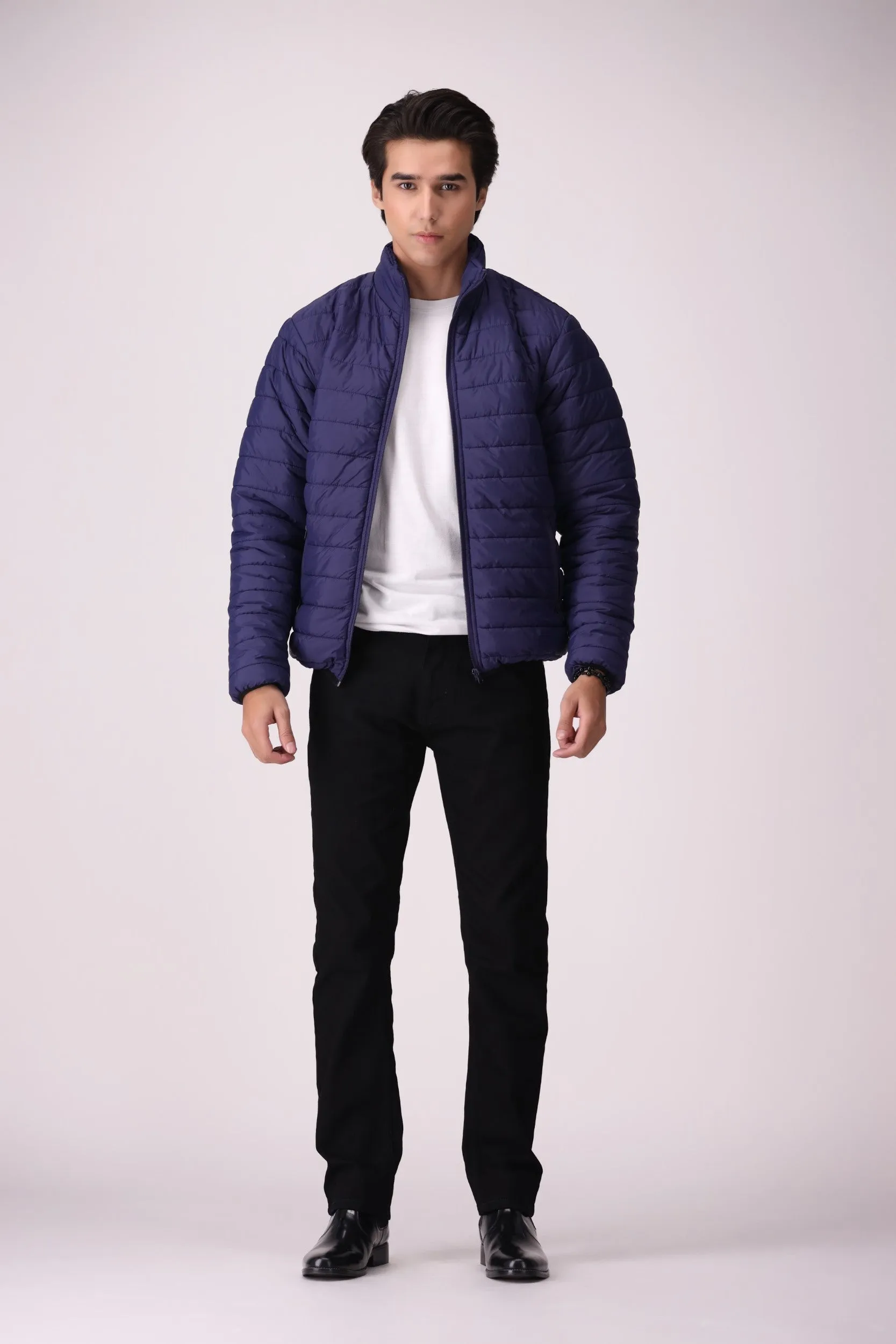 BASIC QUILTED PUFFER JACKET