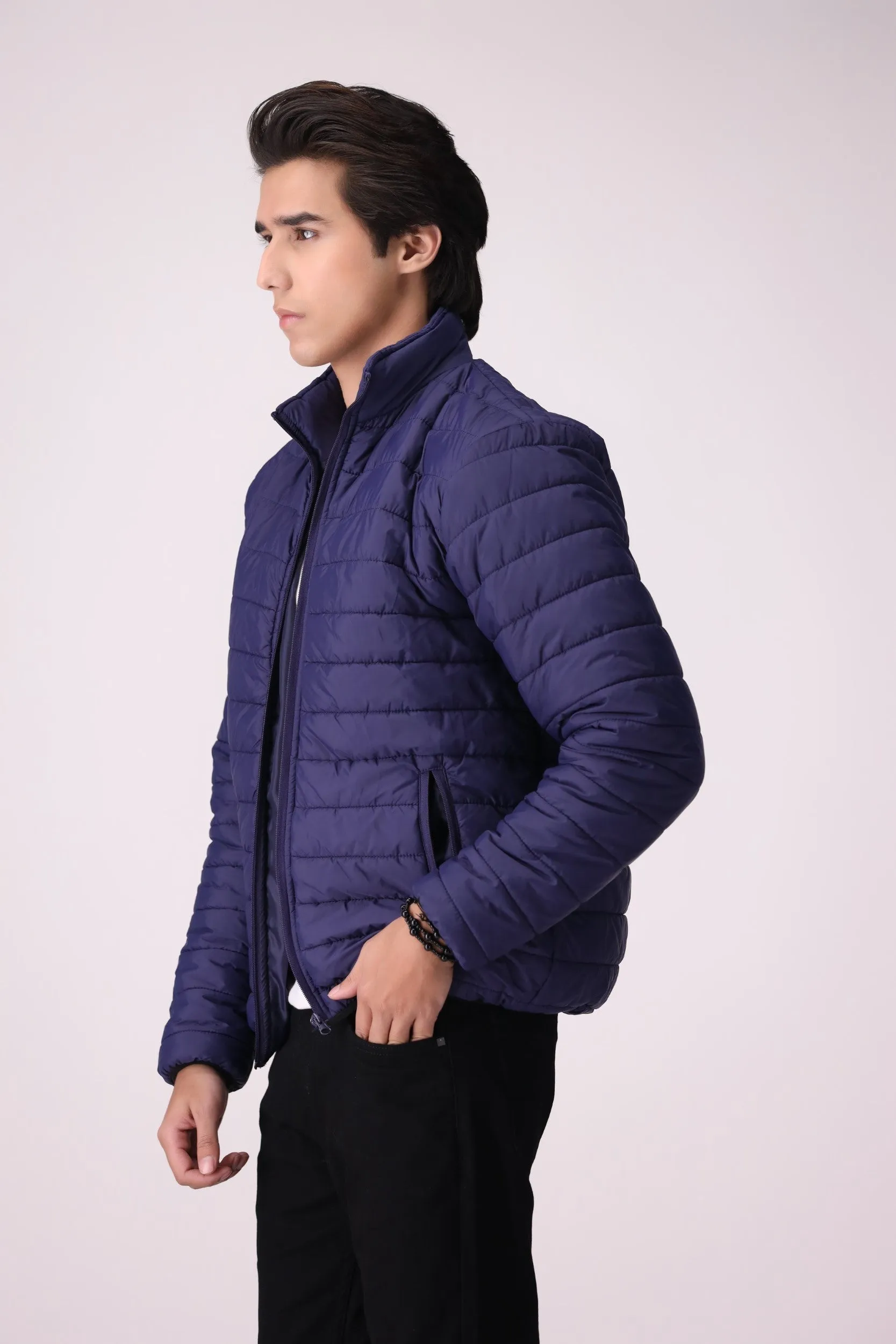 BASIC QUILTED PUFFER JACKET