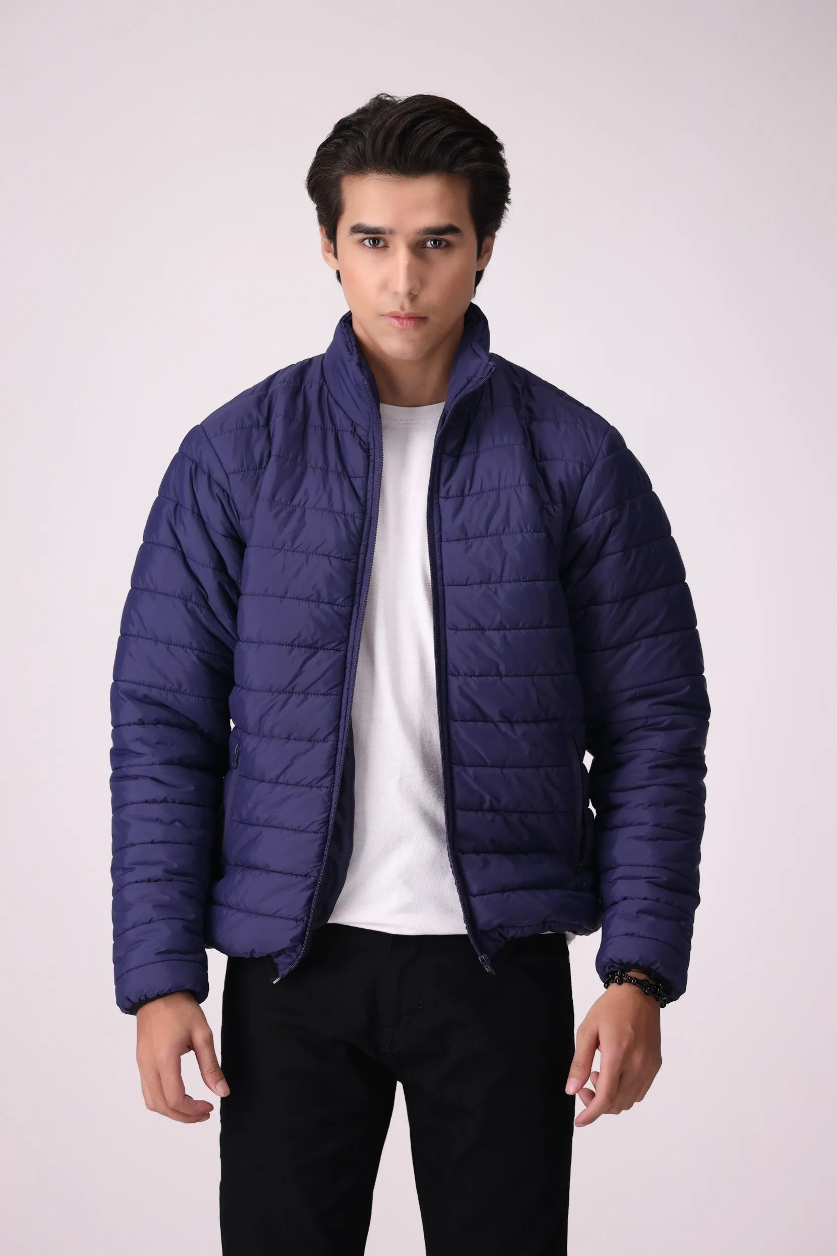 BASIC QUILTED PUFFER JACKET