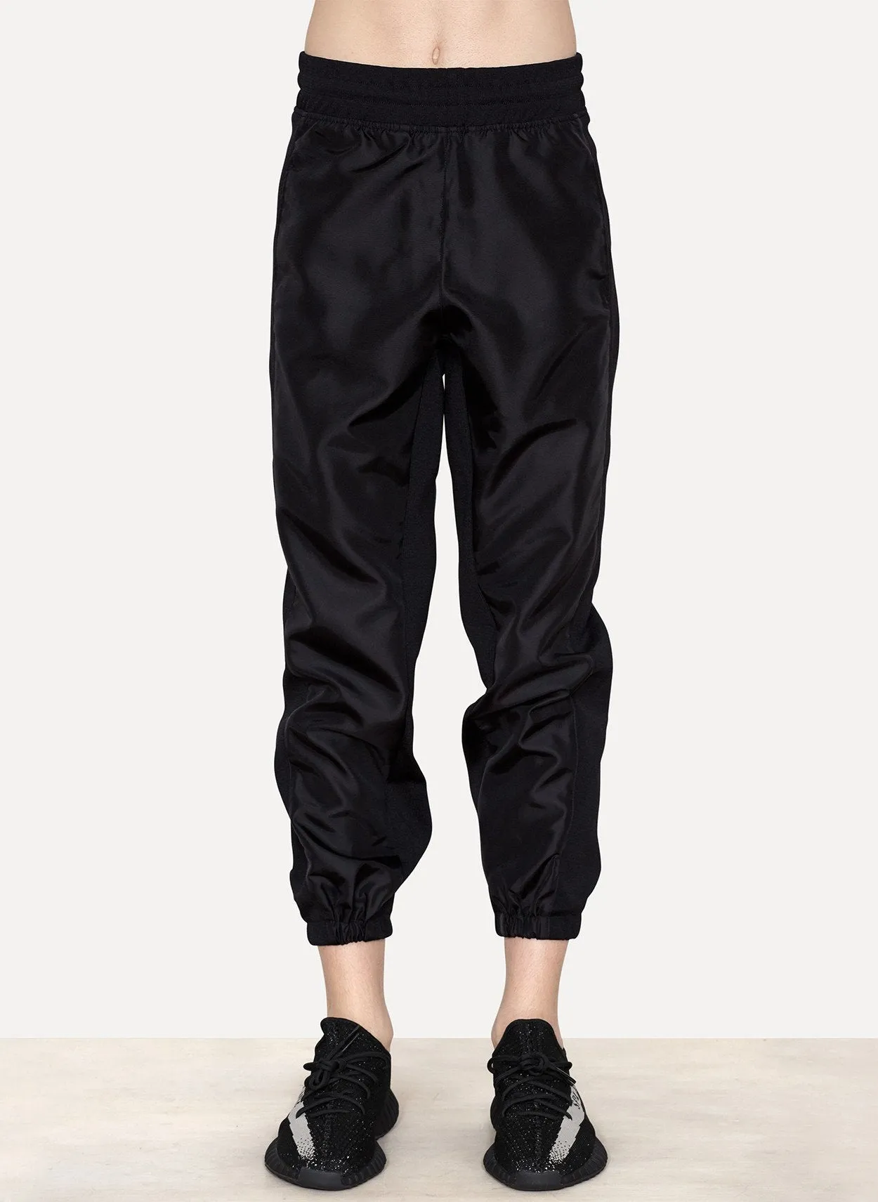 Black Nylon Jogger