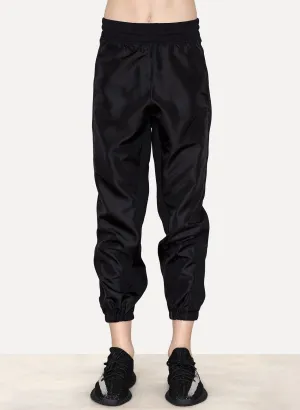 Black Nylon Jogger