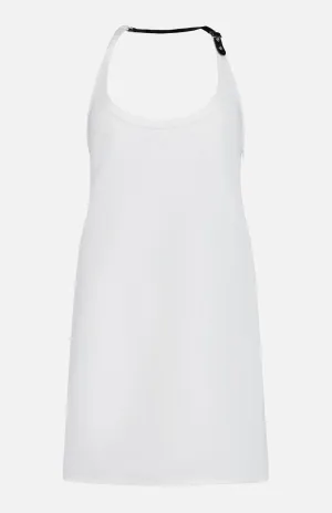 Buckle Babydoll Twill Dress