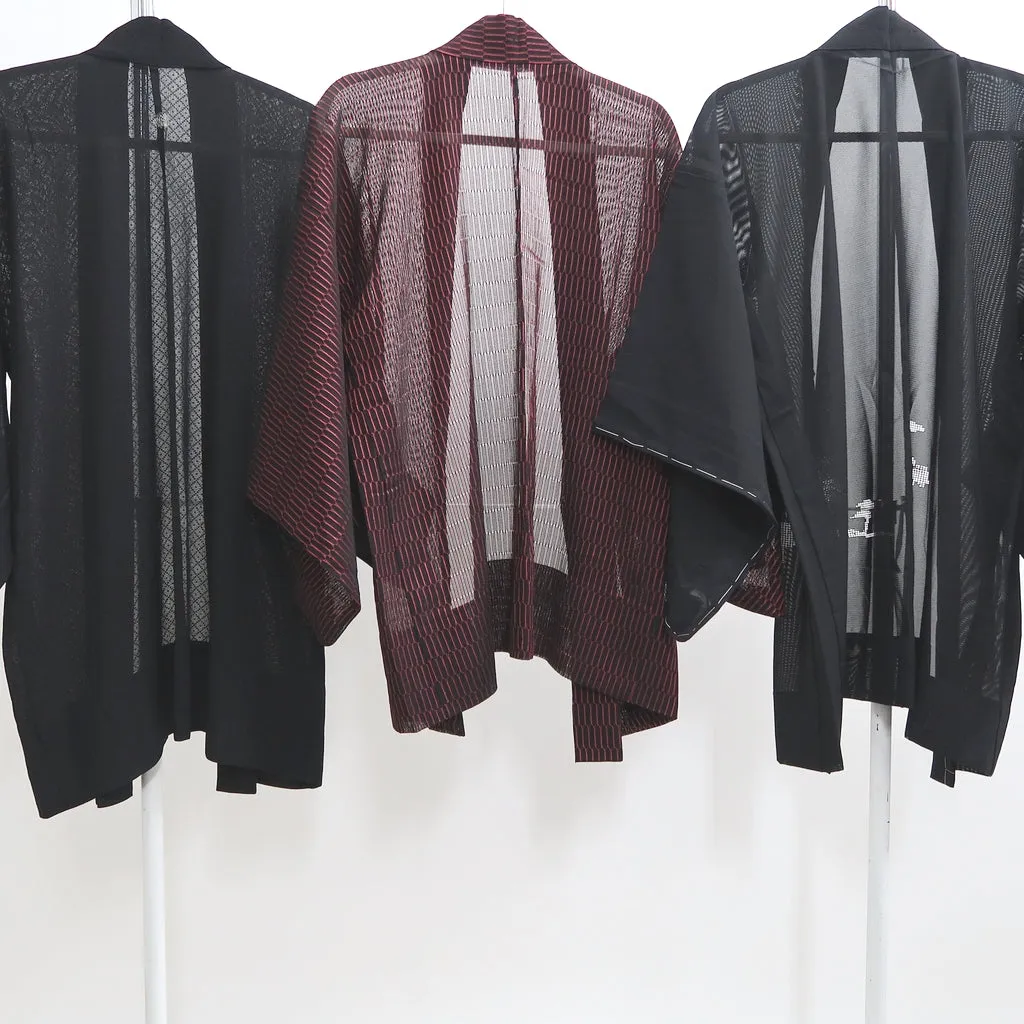 Bundle 12pcs Silk See-Through Haori Jacket Wholesale Bulk Free Shipping #387