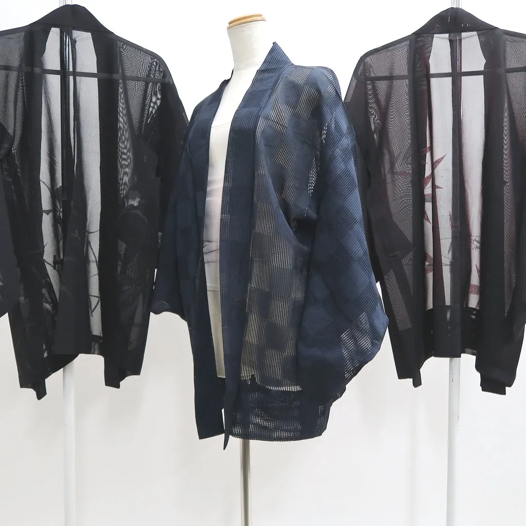 Bundle 12pcs Silk See-Through Haori Jacket Wholesale Bulk Free Shipping #387