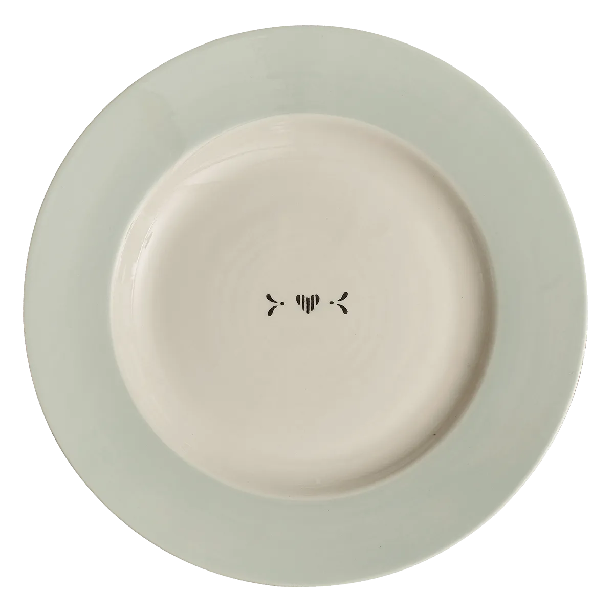 Charcoal Gustavian Dinner Plate