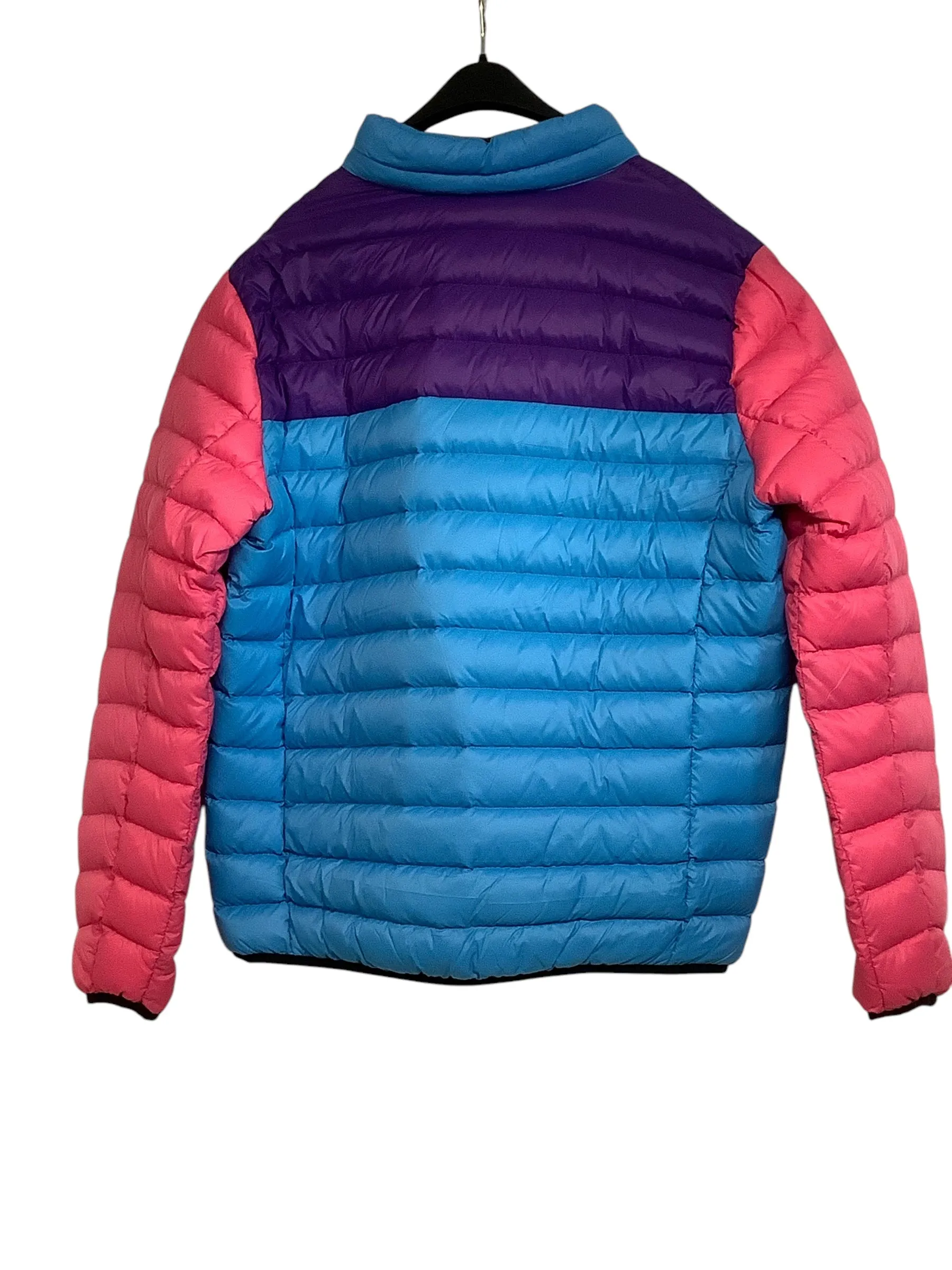Club Room Men's Quilted Down Packable Puffer Jacket Large Pink Blue Purple