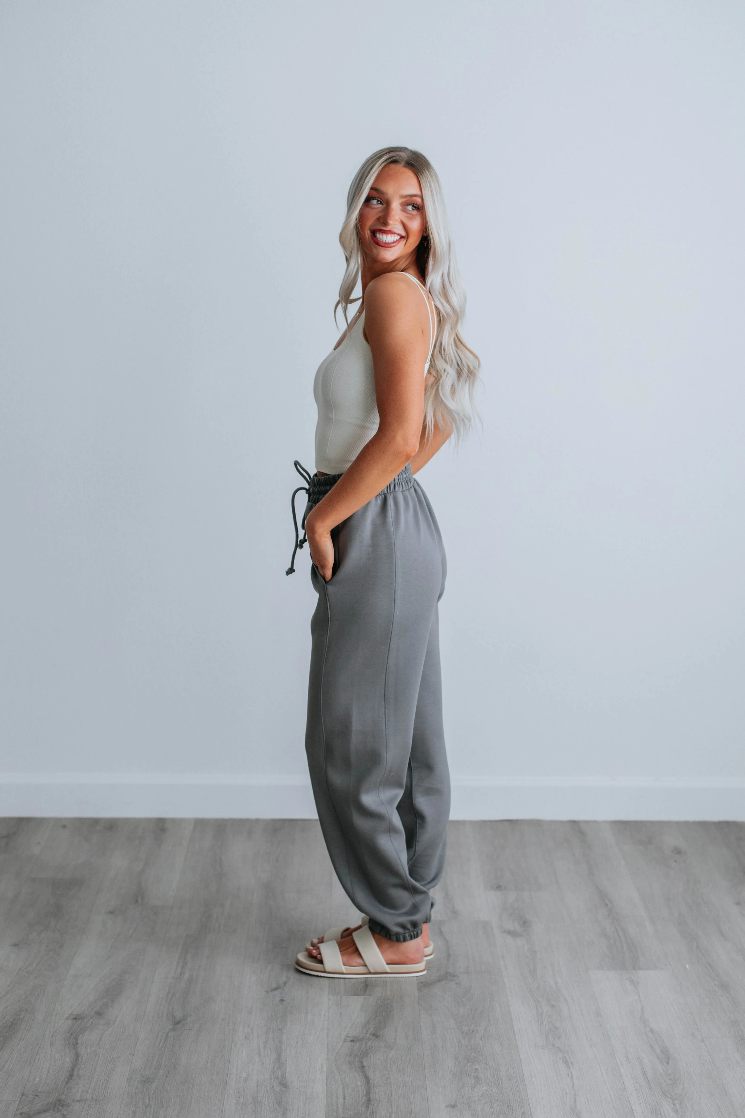 Corwin Lounge Joggers - Charcoal