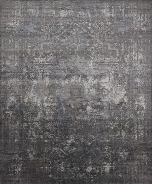 Delphi Rug in Charcoal & Slate