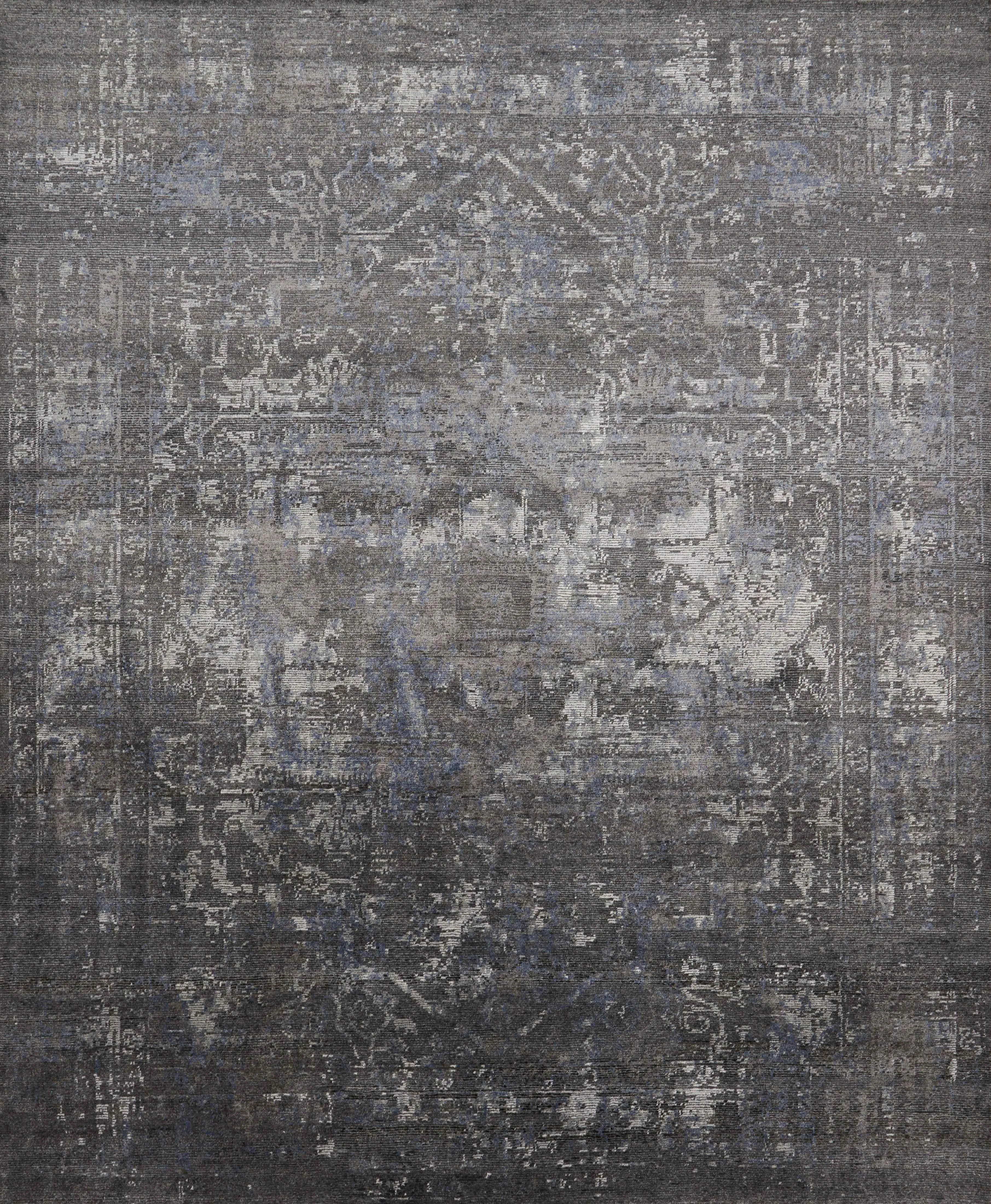 Delphi Rug in Charcoal & Slate