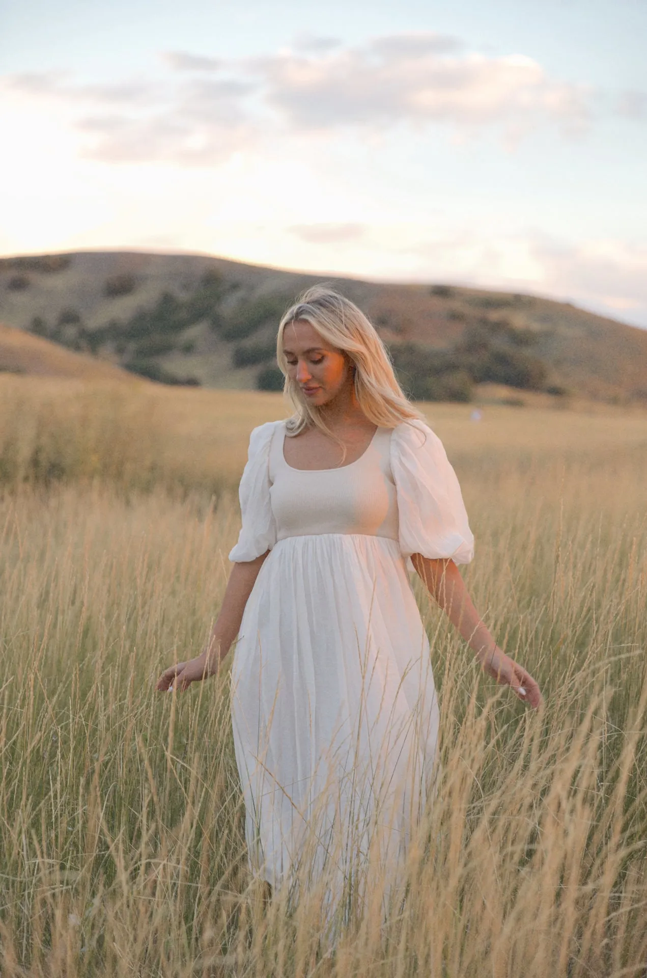 Enchanted Cream Midi Dress - RESTOCKED