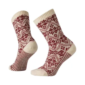 Everyday Traditional Snowflake Crew Socks - MOONBEAM