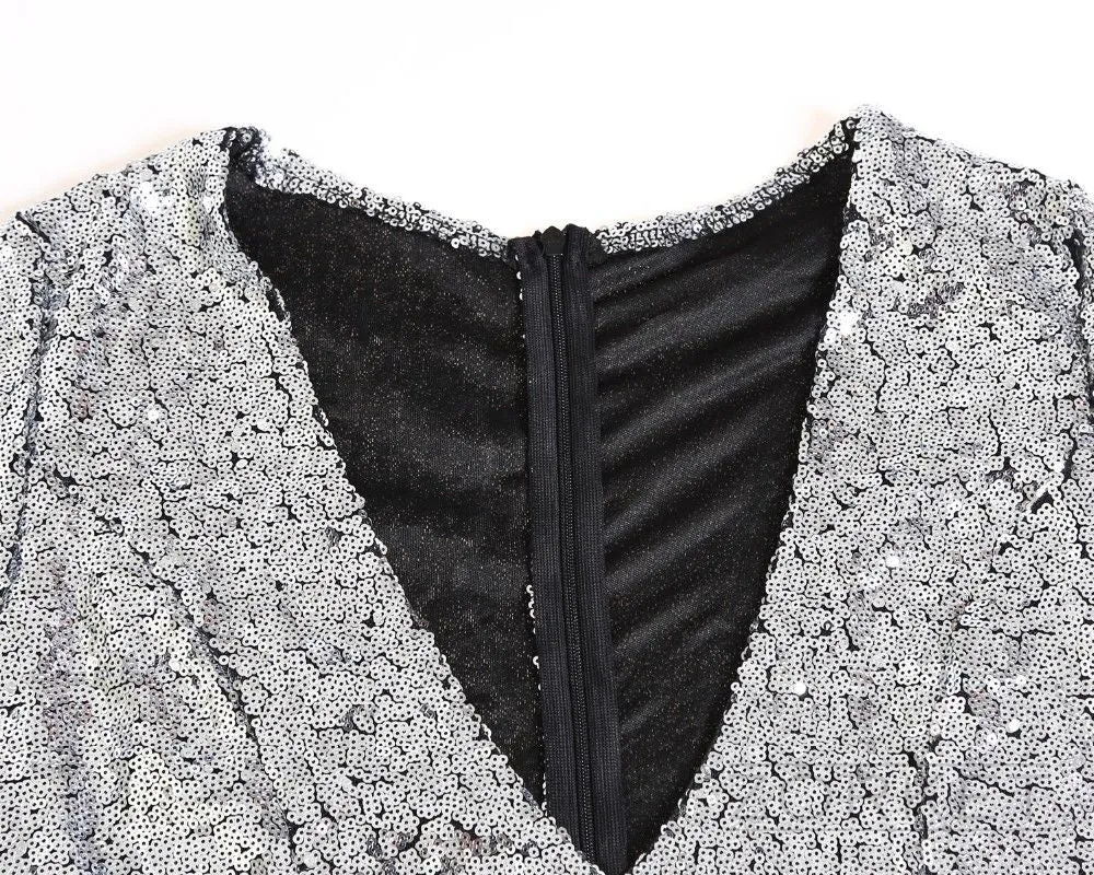 Female Party Dress With Long Sleeve