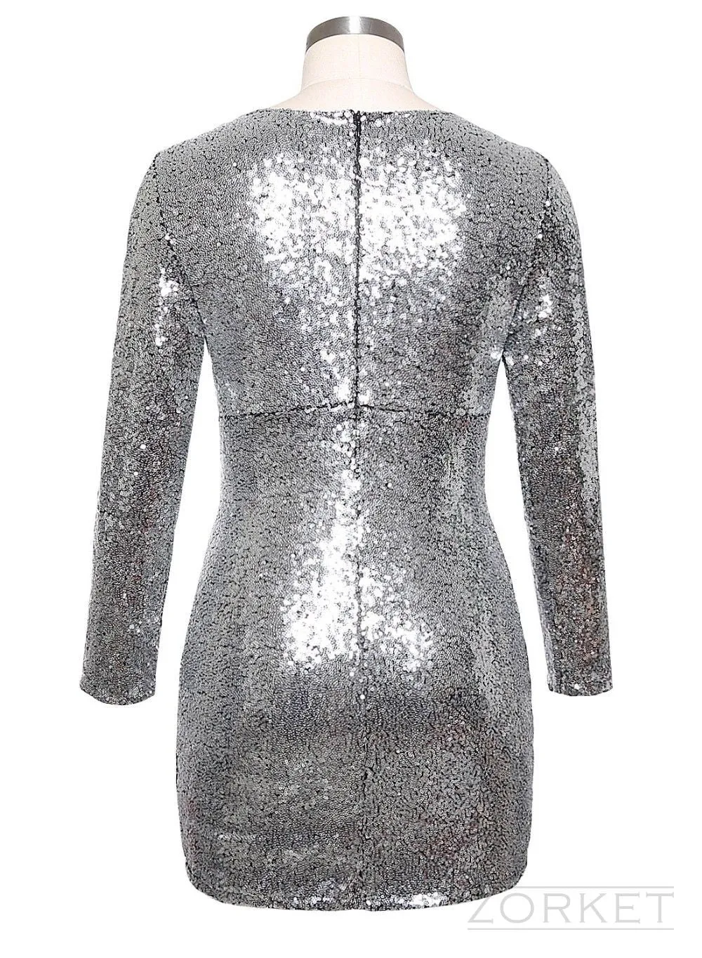 Female Party Dress With Long Sleeve
