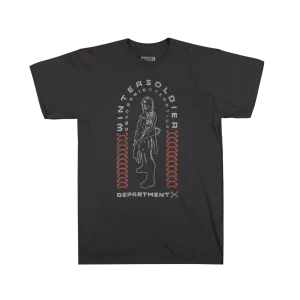 Marvel Winter Soldier Department X Charcoal Tee