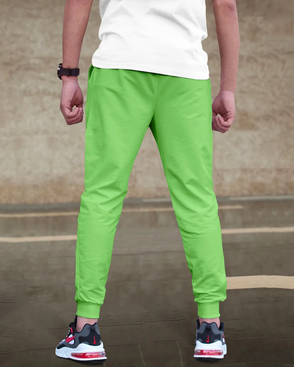 NewYork Word Trackpan For Men / Apple Green