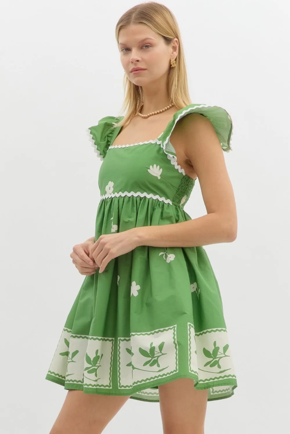 On My Mark Dress - Green