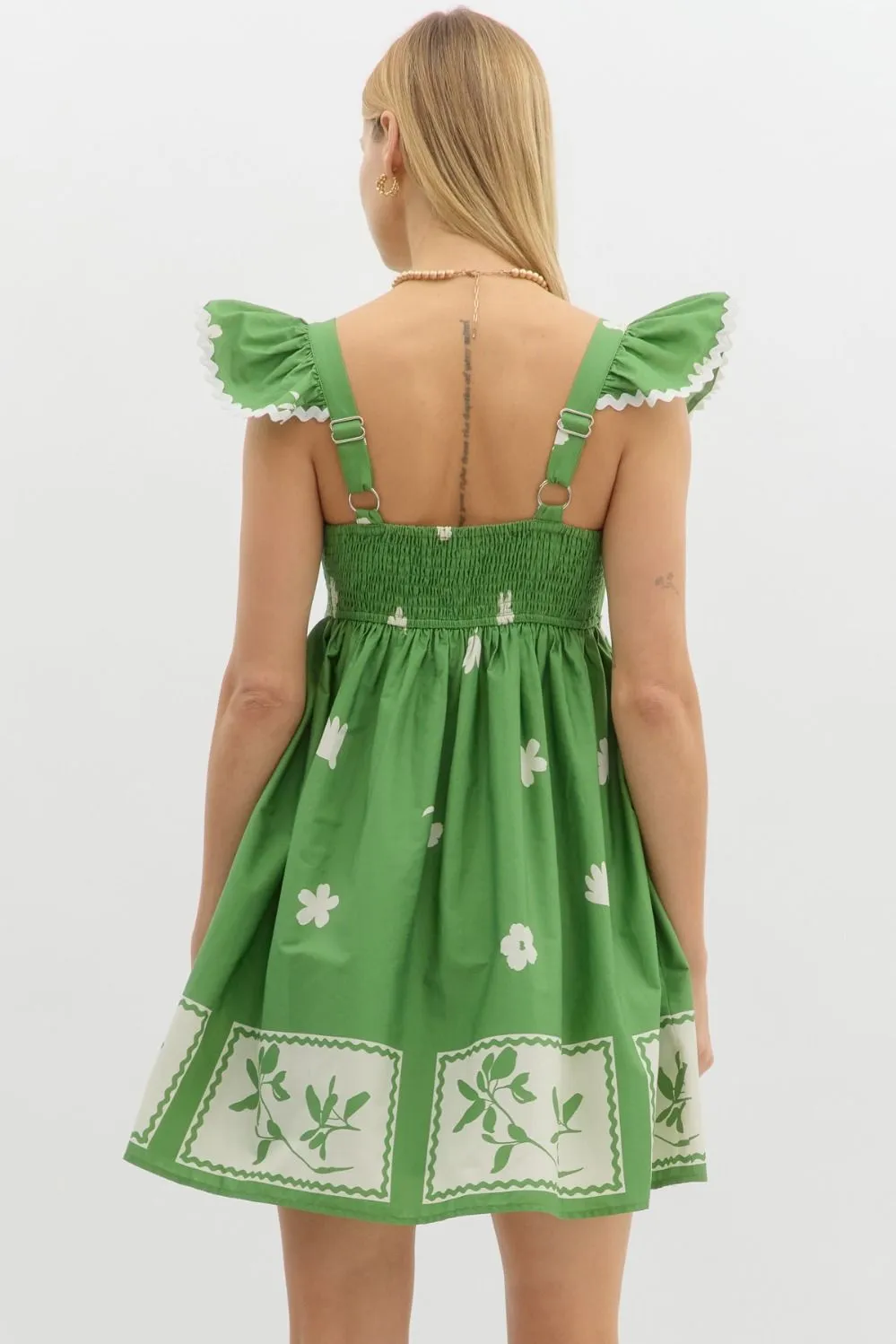 On My Mark Dress - Green