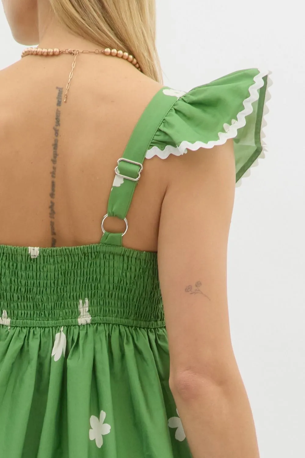 On My Mark Dress - Green