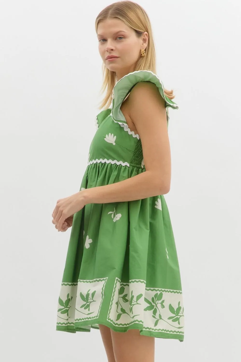On My Mark Dress - Green