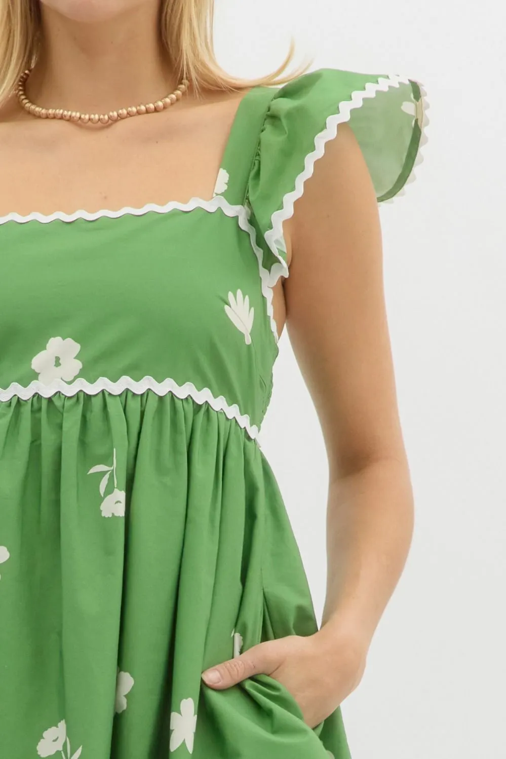 On My Mark Dress - Green