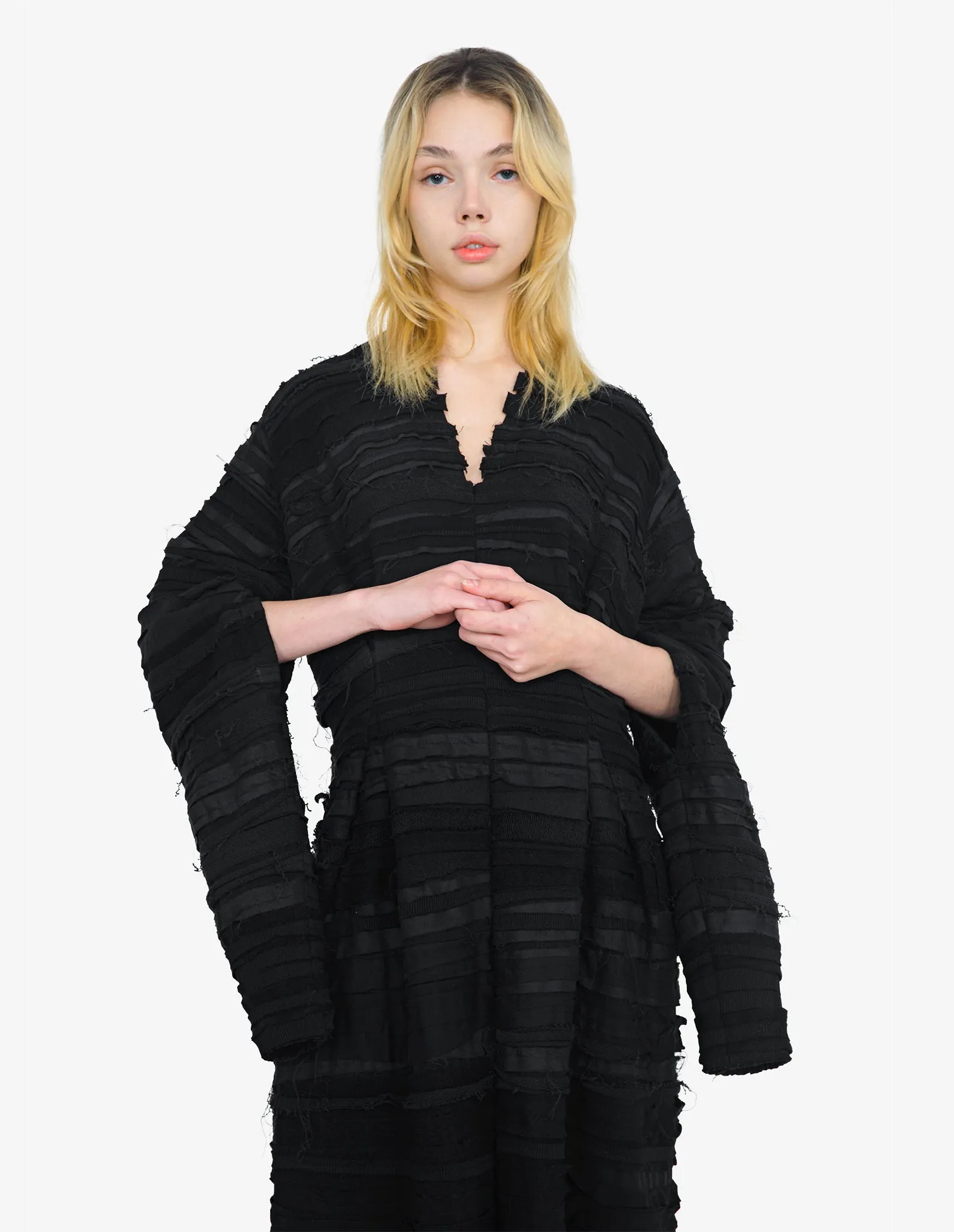 Open-Sleeves Recycled Dress