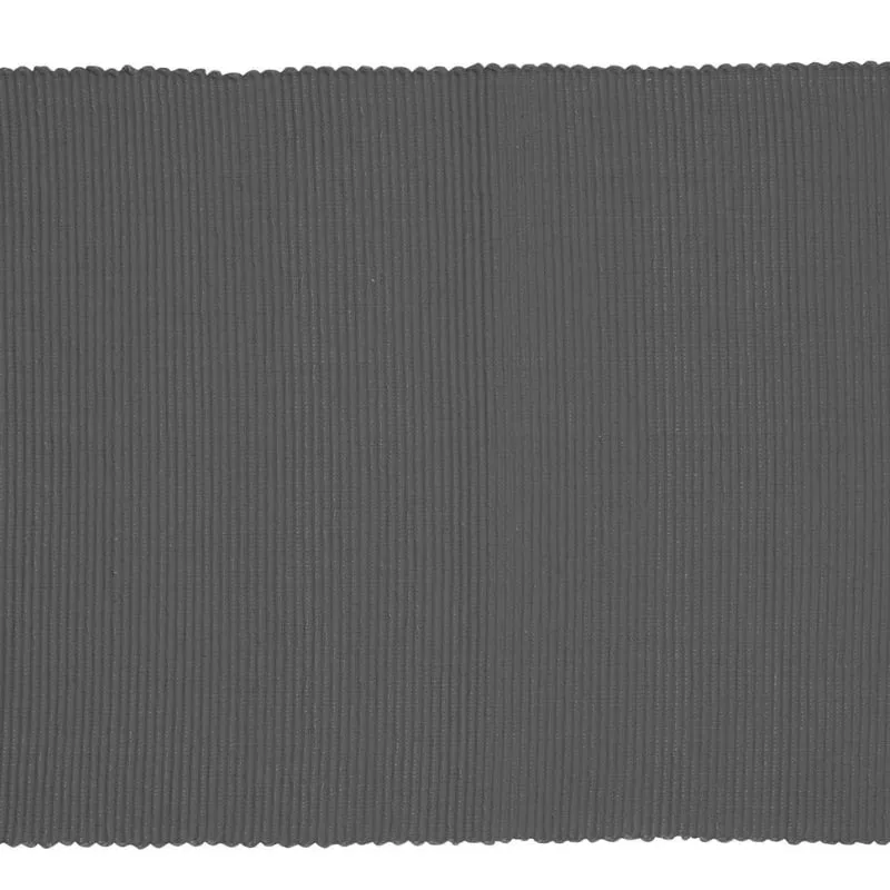 RANS Lollipop Charcoal Ribbed Placemat