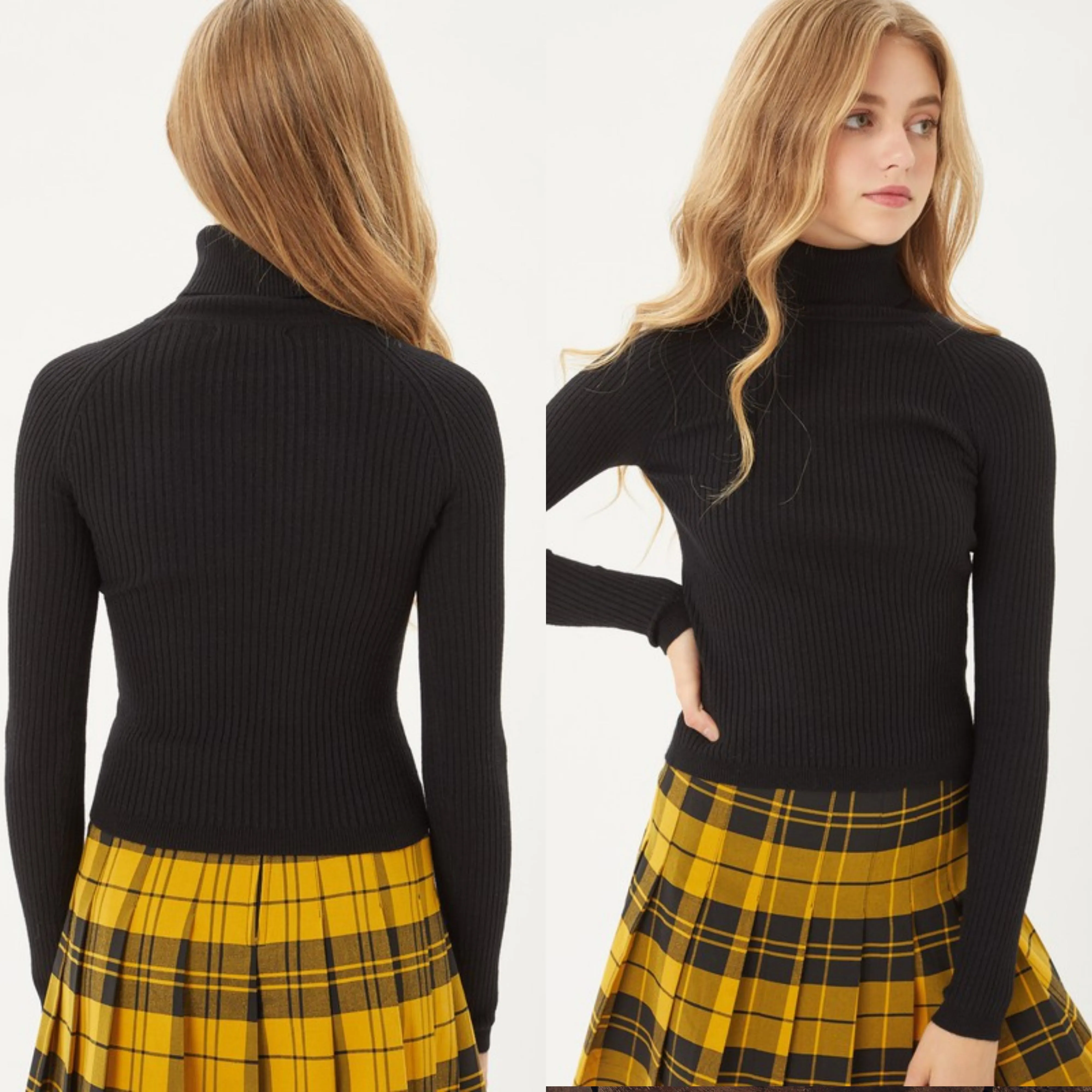 Ribbed Knit Turteneck