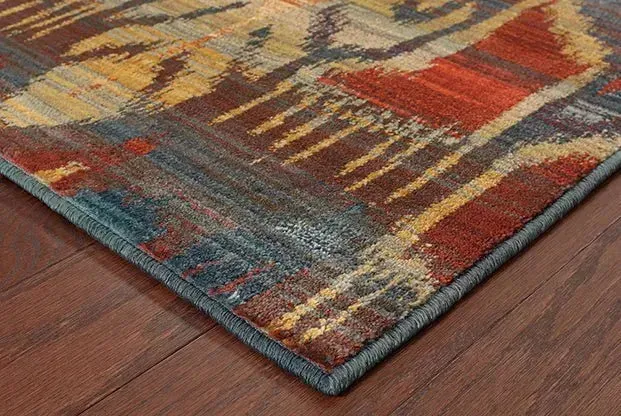 Sedona 4378H Charcoal / Blue Rug