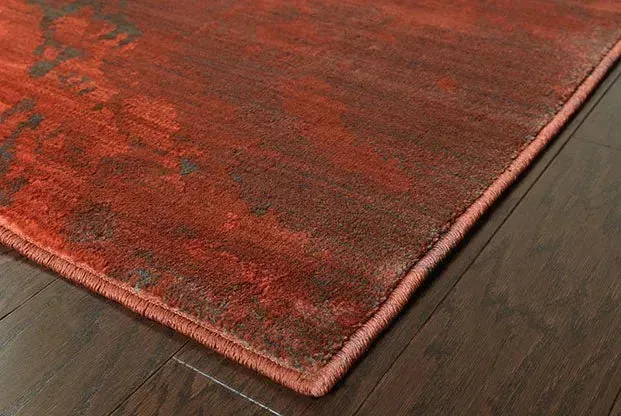 Sedona 6367B Red / Charcoal Rug