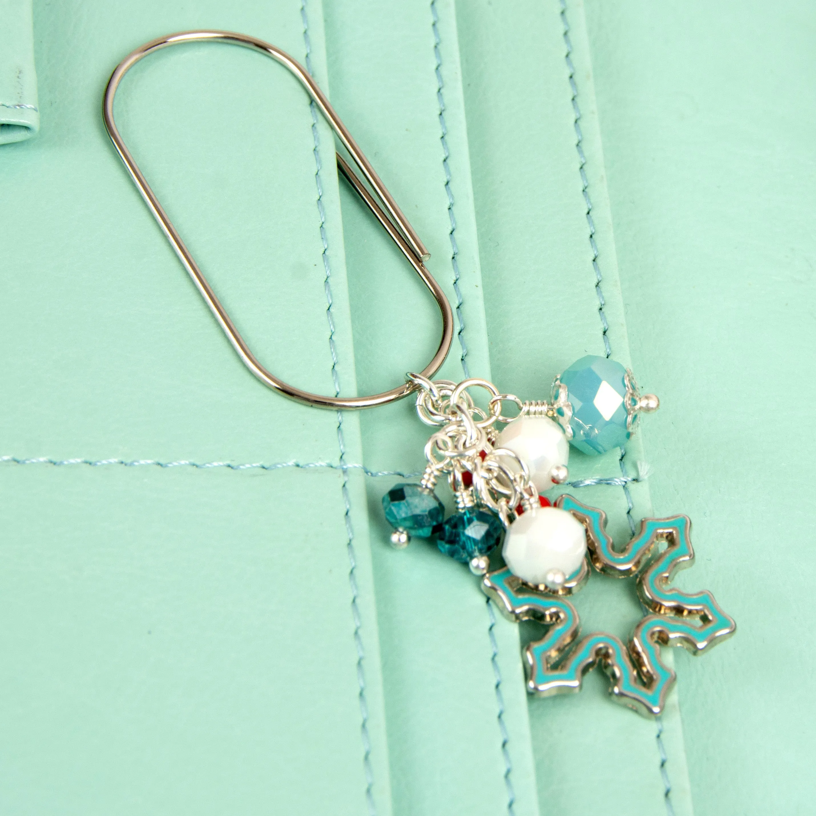 Snowflake Dangle Clip or Charm