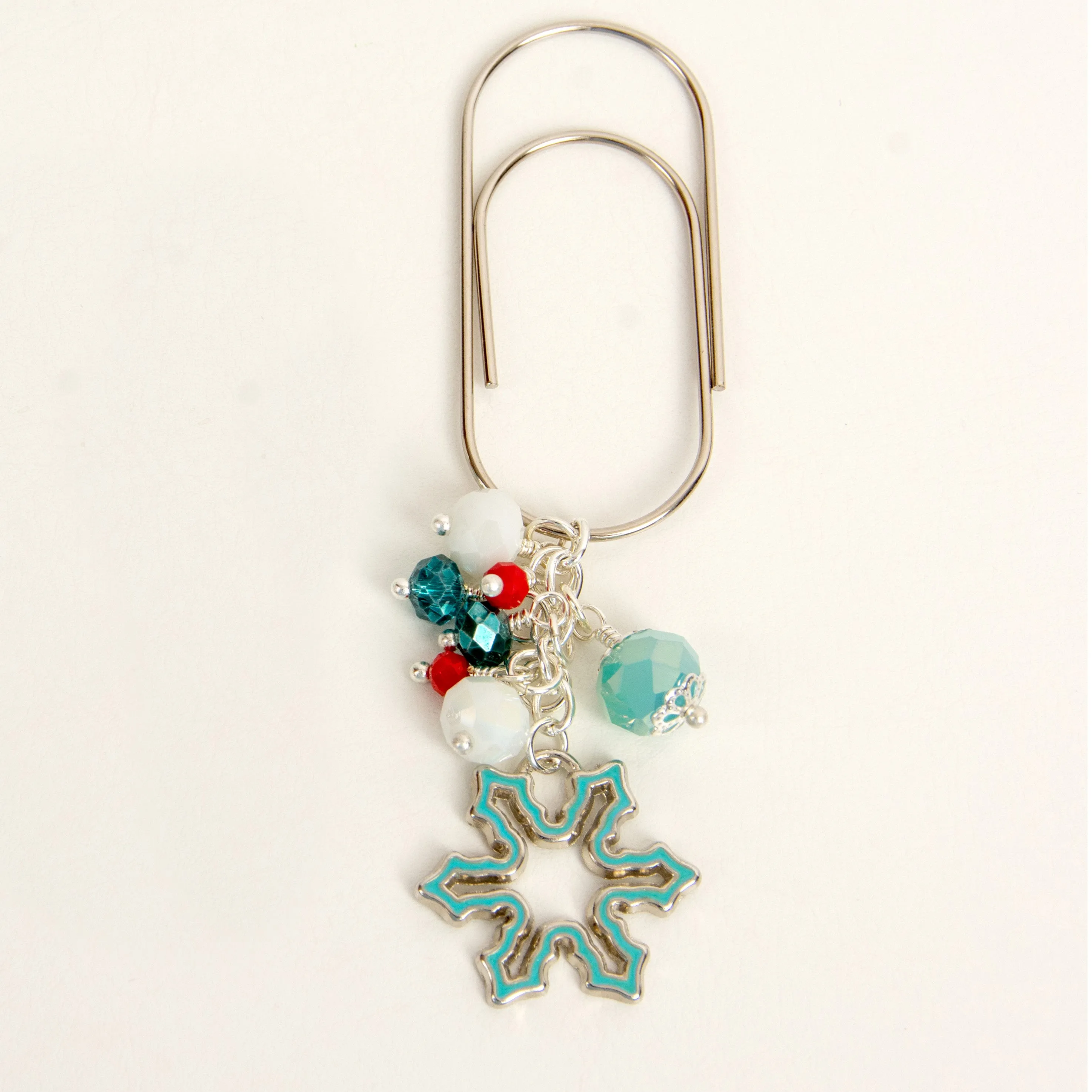 Snowflake Dangle Clip or Charm