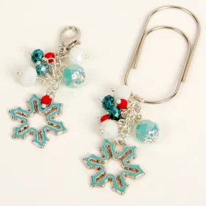 Snowflake Dangle Clip or Charm