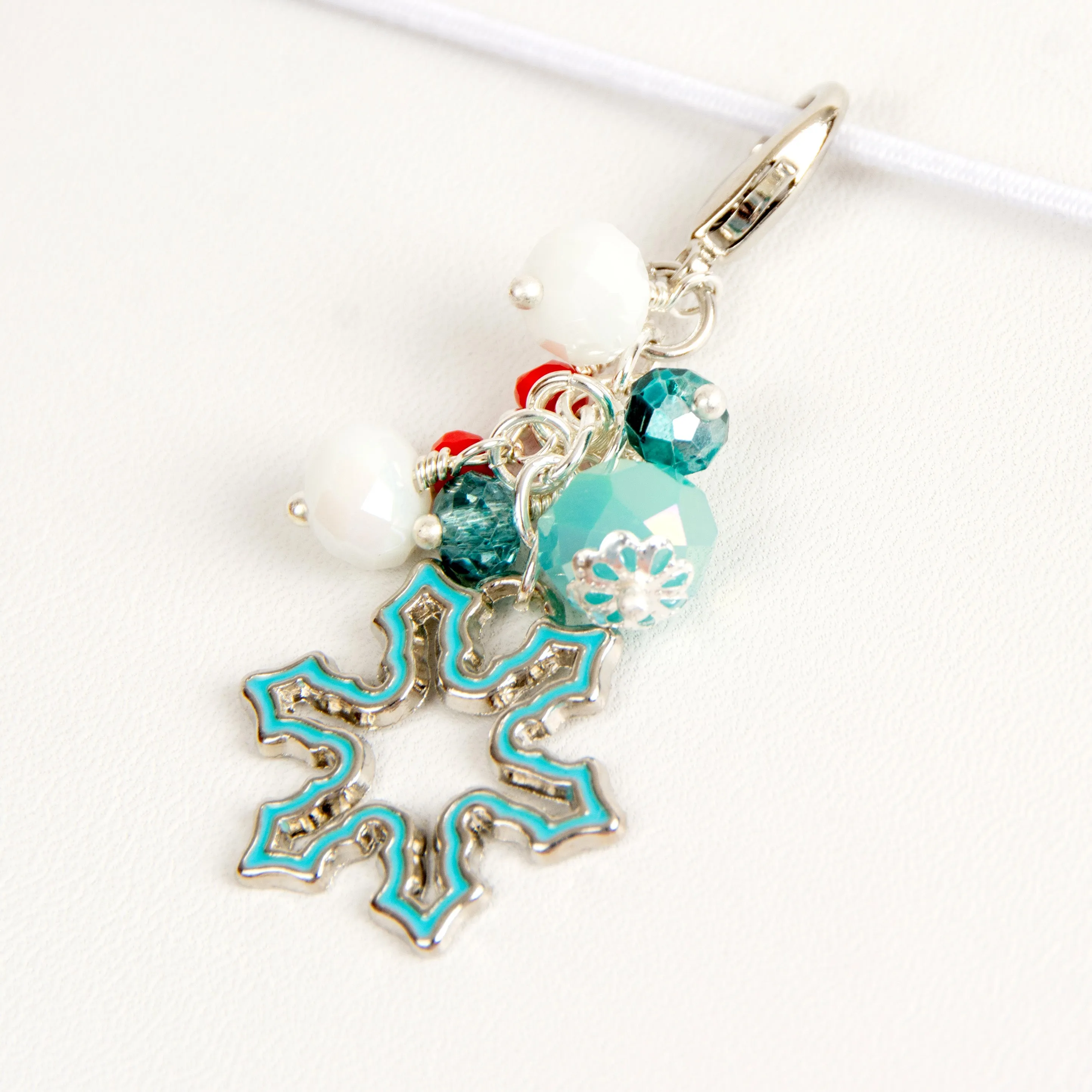 Snowflake Dangle Clip or Charm