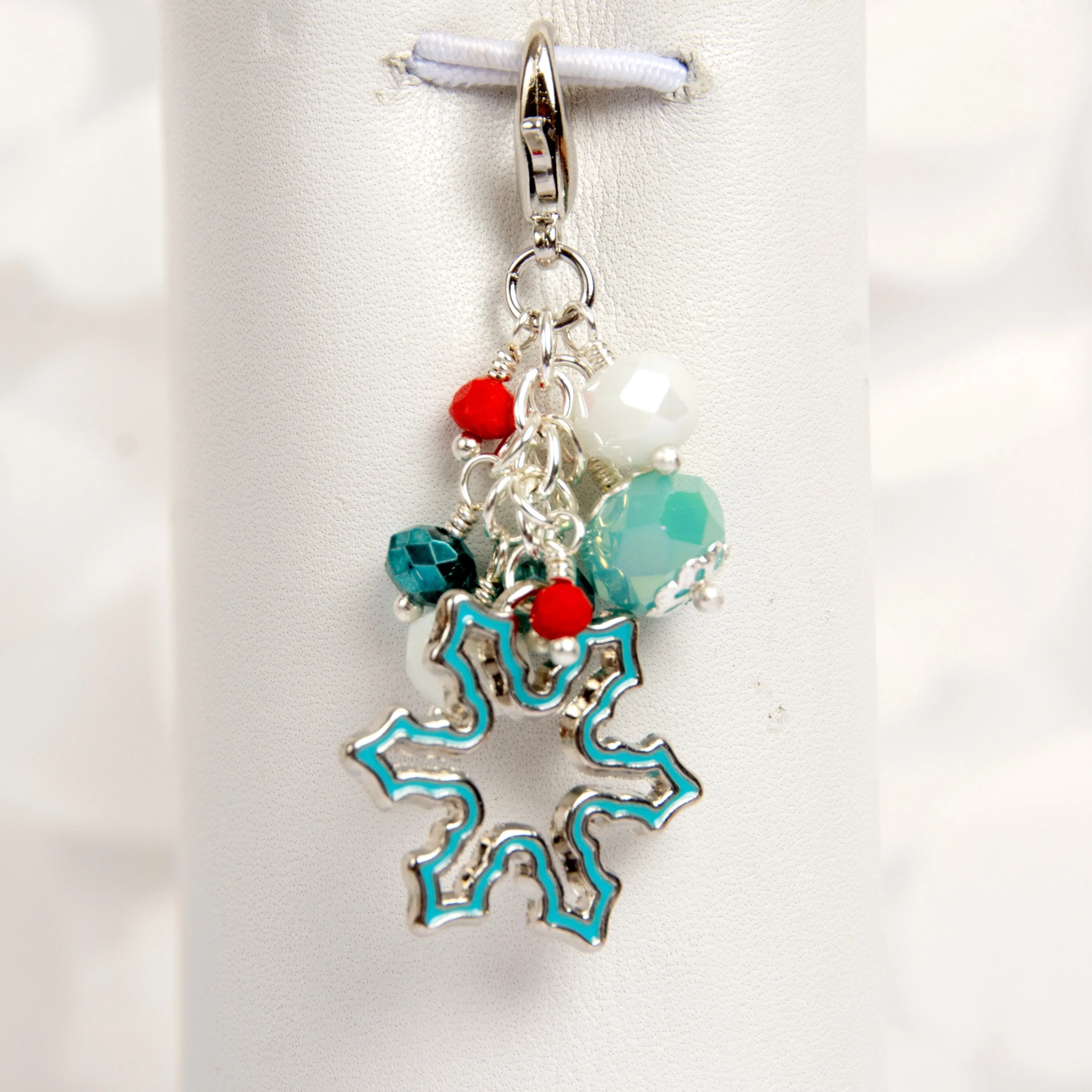 Snowflake Dangle Clip or Charm