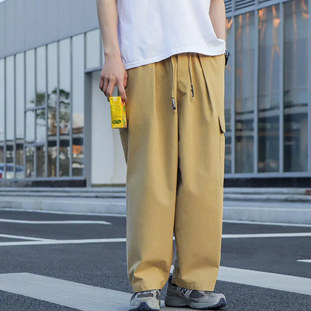 STRIGHT CARGO CROPPED TROUSERS