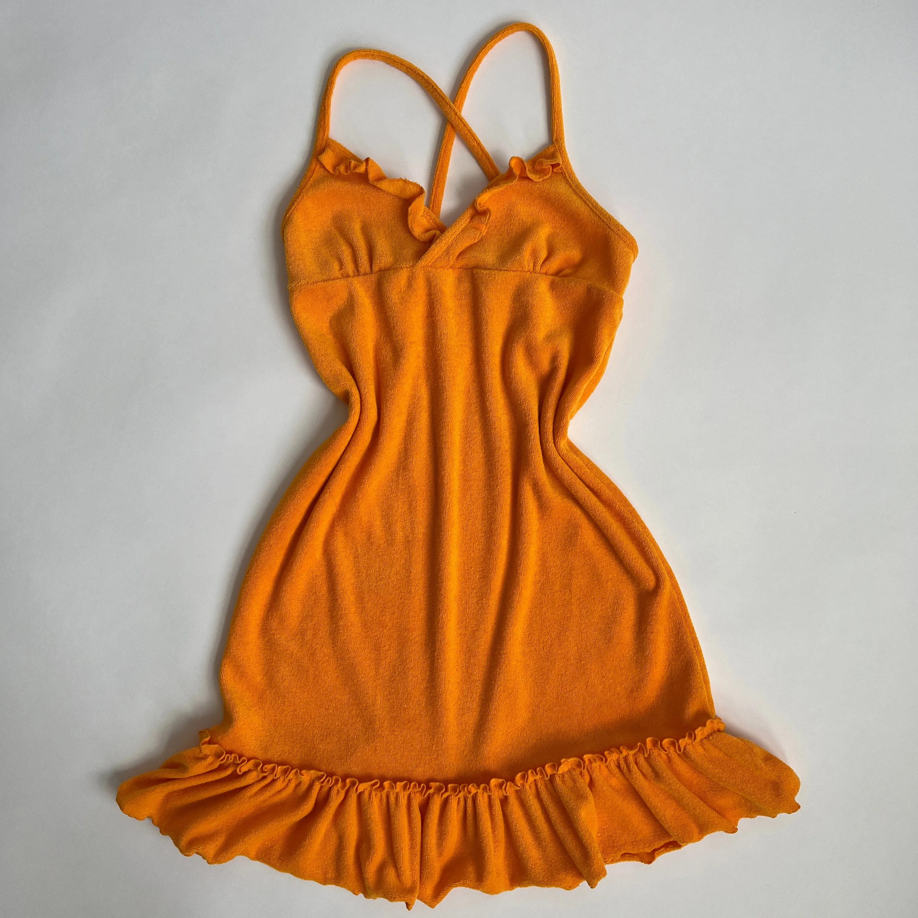 terrycloth babydoll dress