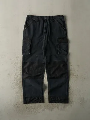 Vintage Y2K Black Terra Double Knee Cargo Work Pants (36x31)