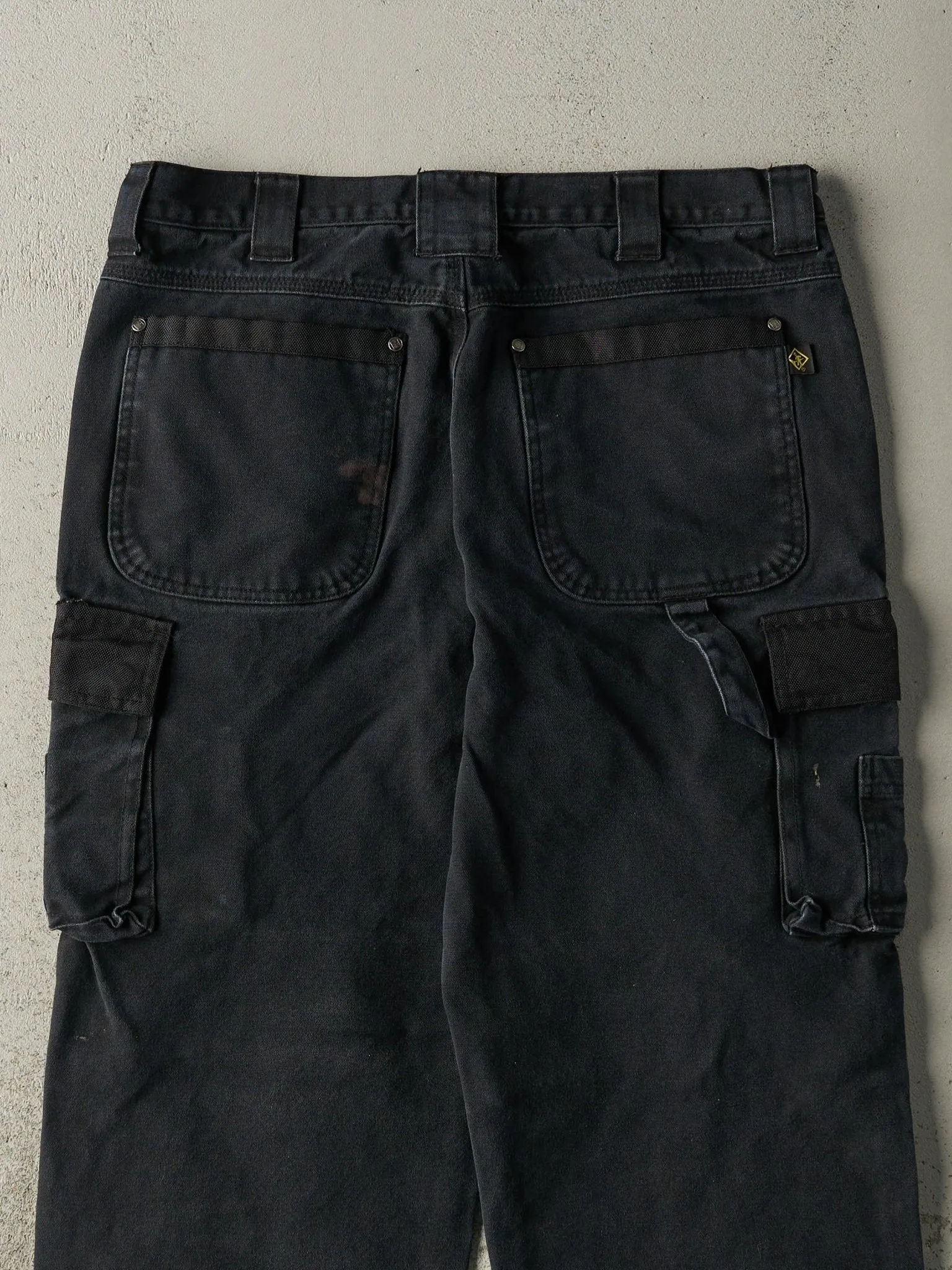 Vintage Y2K Black Terra Double Knee Cargo Work Pants (36x31)