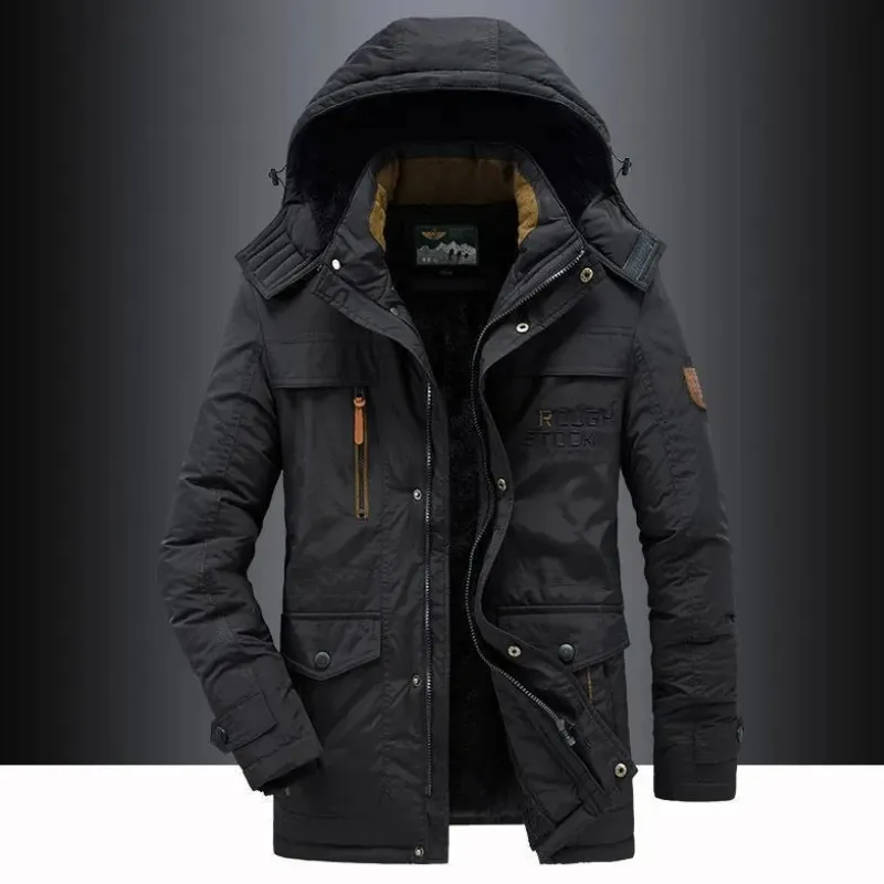 Vrijkel - Waterafstotende Parka Winterjas Heren met Verstelbare Capuchon