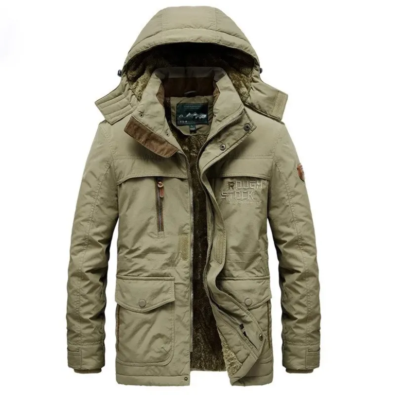 Vrijkel - Waterafstotende Parka Winterjas Heren met Verstelbare Capuchon