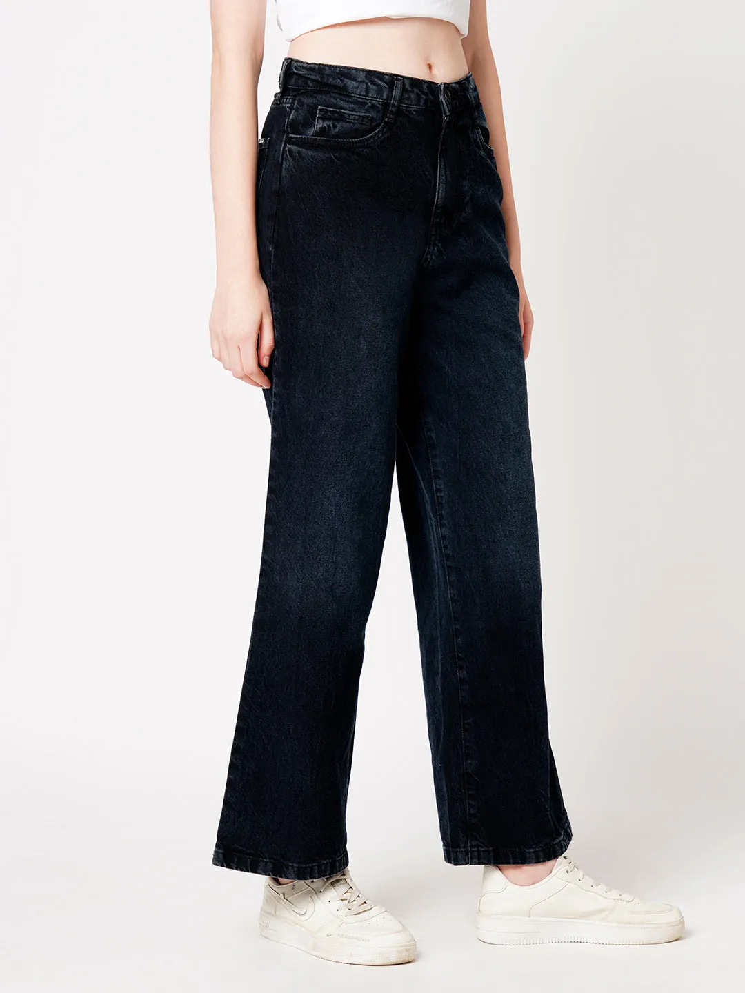Women High-Rise Wide Leg Jeans